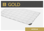 Preview: Spessarttraum Daunendecke Gold medium