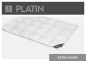 Preview: Spessarttraum Daunendecke Platin extra warm