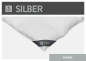 Preview: Spessarttraum Daunendecke Silber warm