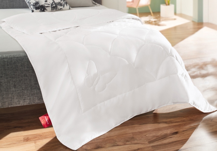 Brinkhaus Tussah Wildseiden Steppbett leicht Sommer