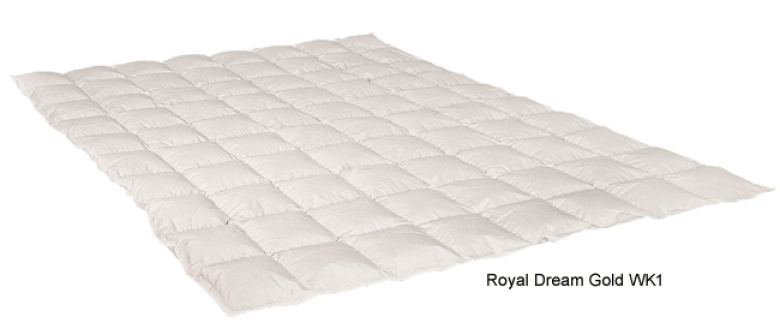 Royal Dream Gold Daunen Decke WK 1
