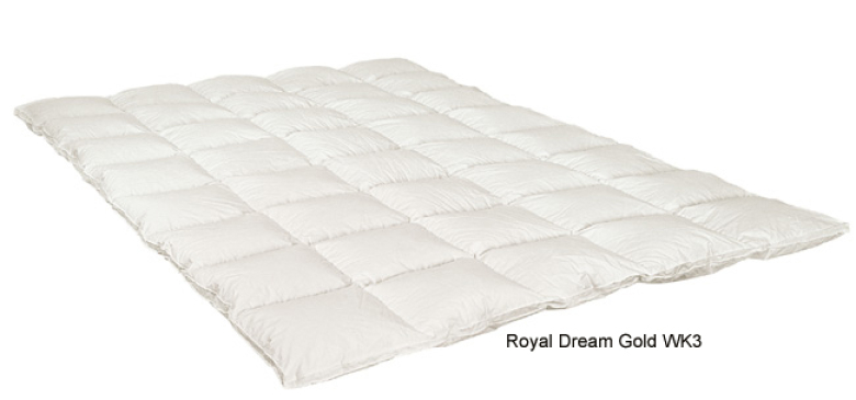 BRoyal Dream Gold Daunen Decke WK  3