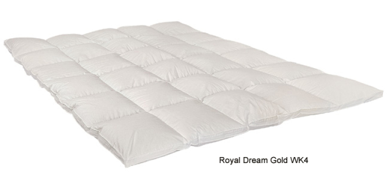Royal Dream Gold Daunen Decke WK 4