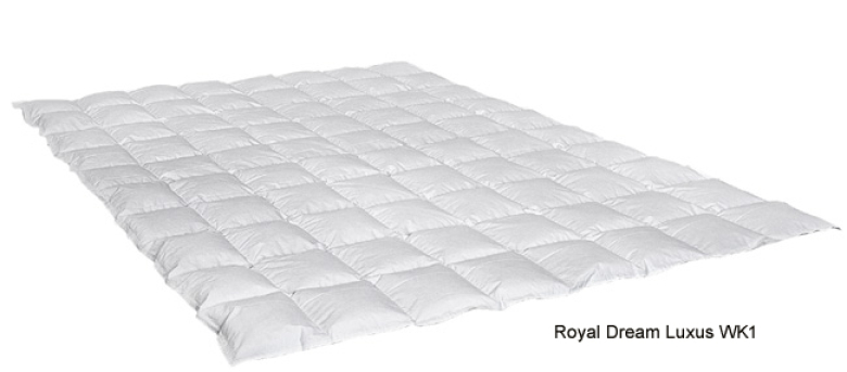 Royal Dream LuxusDaunen Decke WK 1