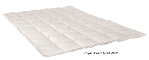 Royal Dream Gold Daunen Decke WK 2