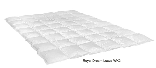 Royal Dream LuxusDaunen Decke WK 2