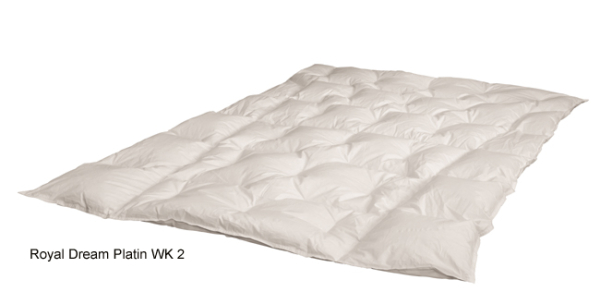 Royal Dream Platin Daunen Decke WK 2