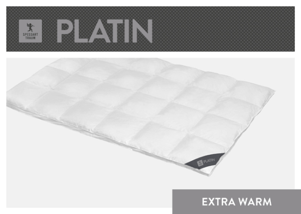 Spessarttraum Daunendecke Platin extra warm